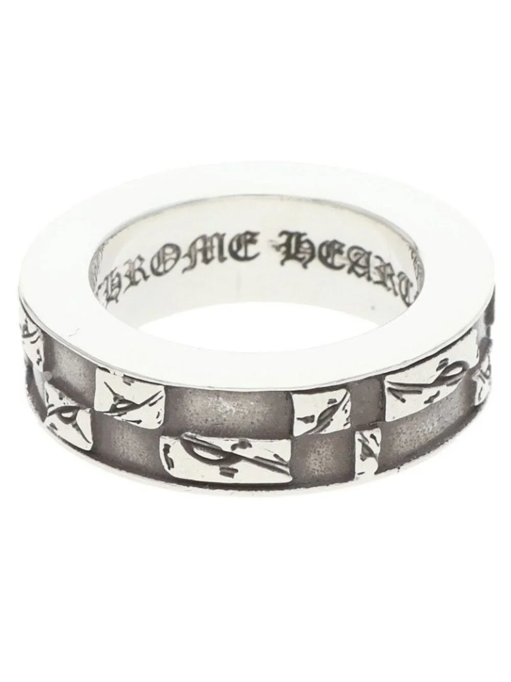 Chrome Hearts 99 Eyes Spacer Silver Ring